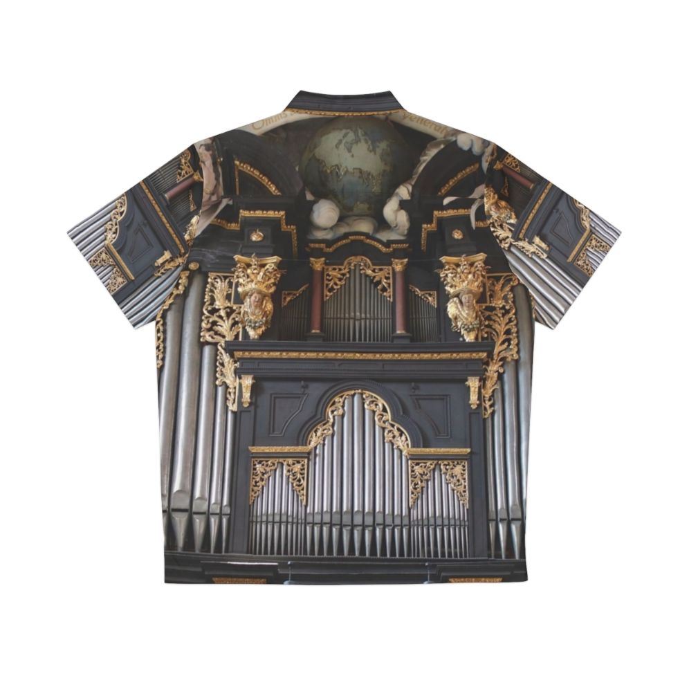 Baroque organ music Hawaiian shirt featuring the Main Organ of St. Emmeram, Regensburg - Back