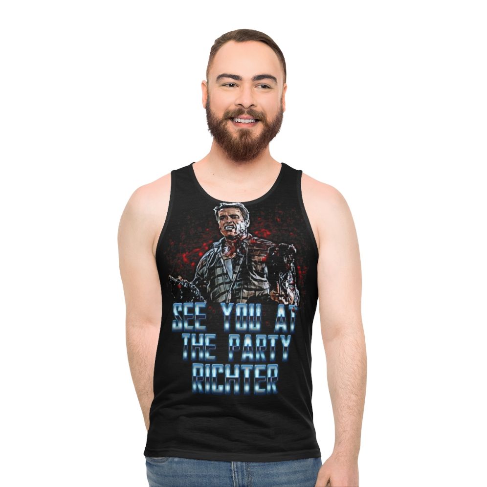 Unisex "Total Recall" movie references tank top - men