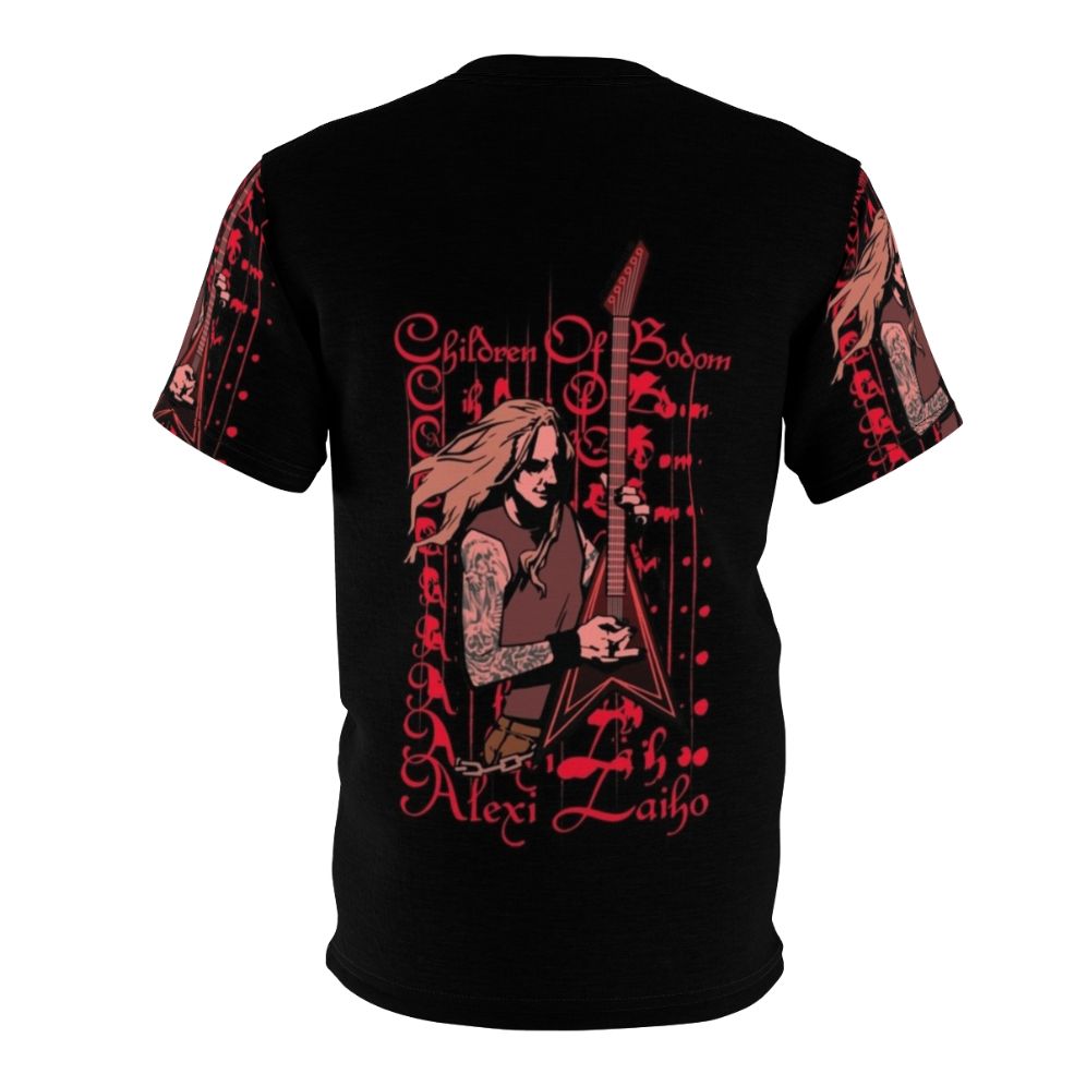 Alexi Laiho Tribute T-Shirt with Children of Bodom Inspired Artwork - Back