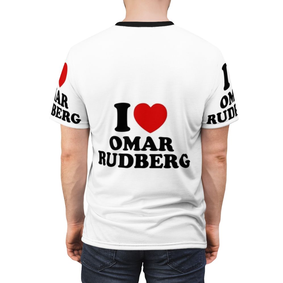 Young Royals-inspired T-shirt with characters Omar Rudberg and Edvin Ryding - men back