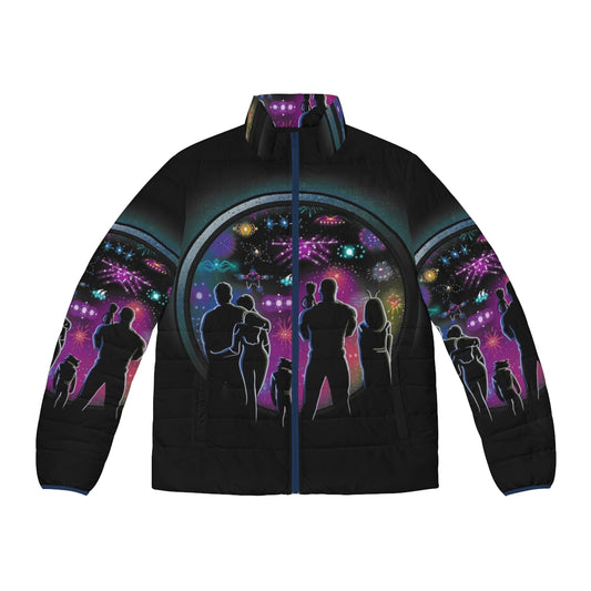 Ravagers Funeral Puffer Jacket inspired by the Guardians of the Galaxy sci-fi superhero movie