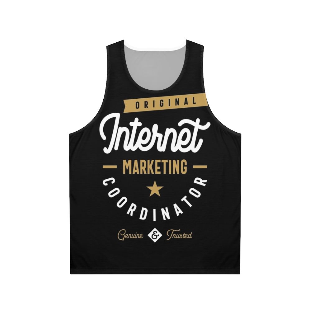 Internet Marketing Coordinator Unisex Tank Top