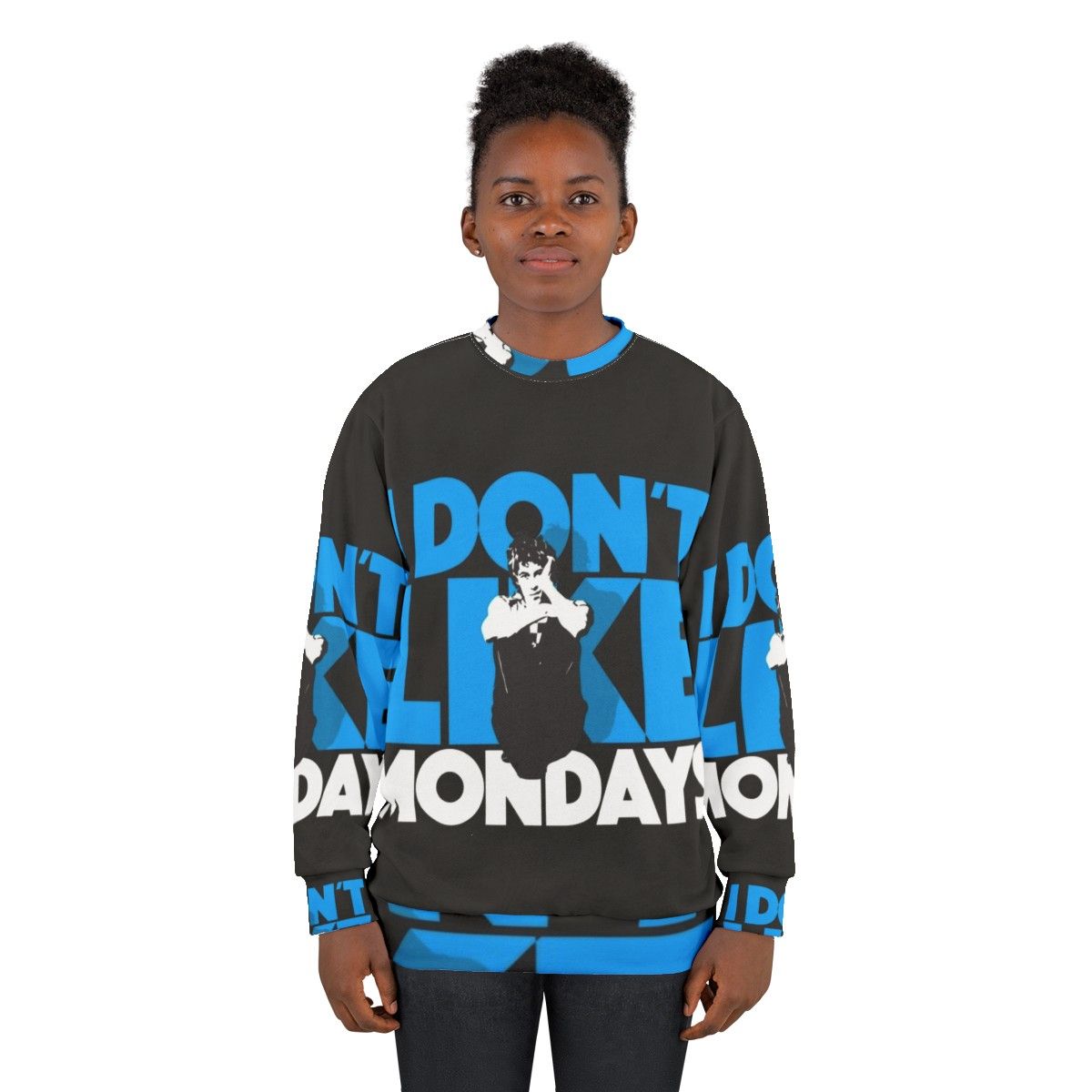 I Don't Like Mondays 80s Punk Sweatshirt - women