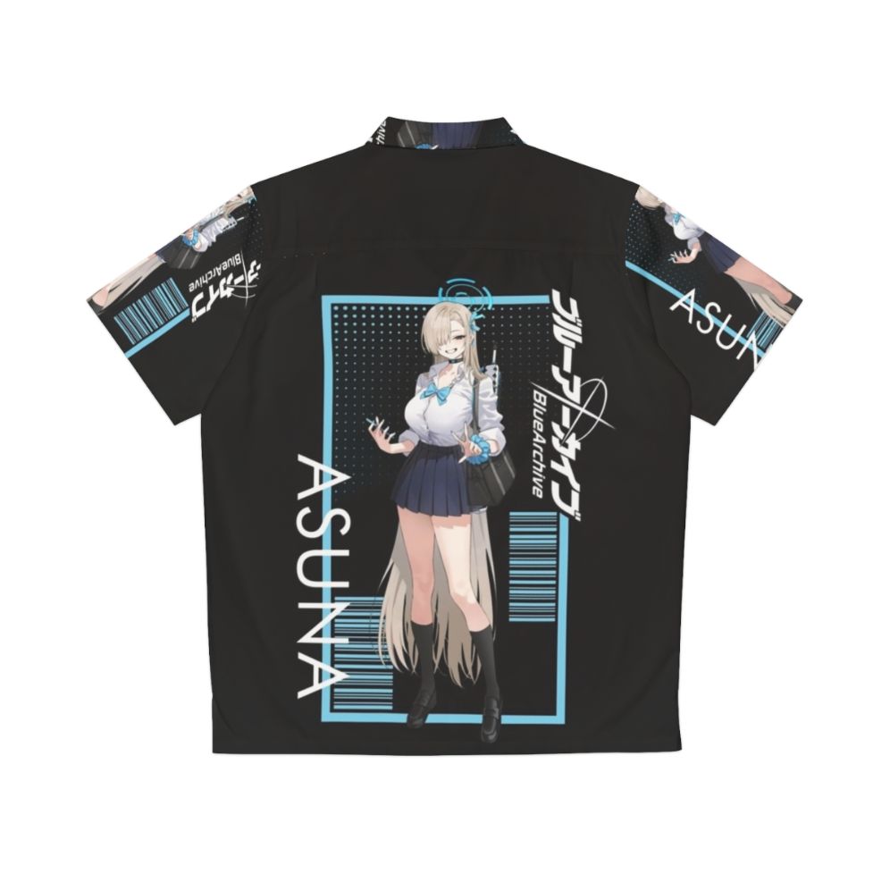 Blue Archive Asuna Character Portrait Hawaiian Shirt - Back