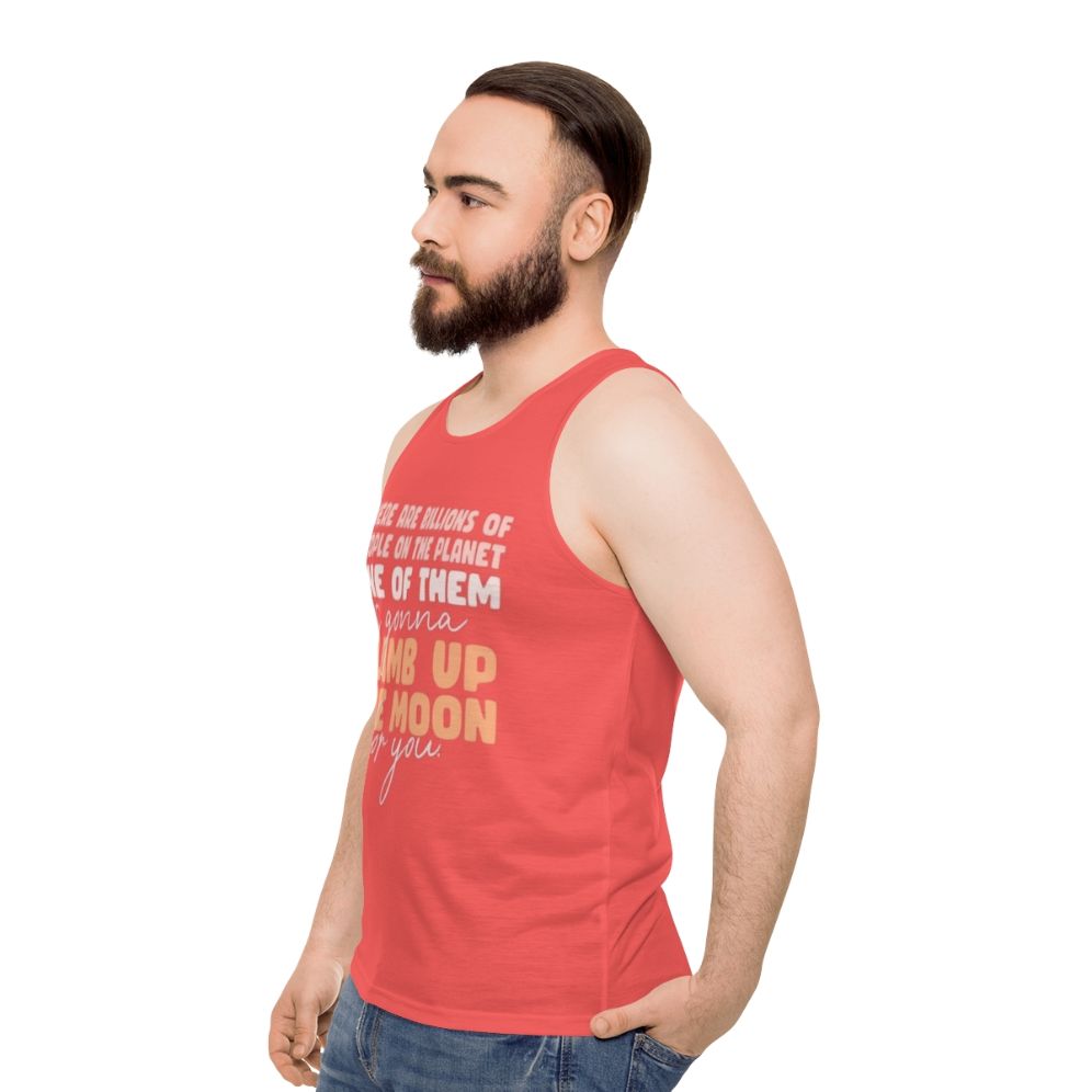 Sex Education Love Quote Unisex Tank Top - men side