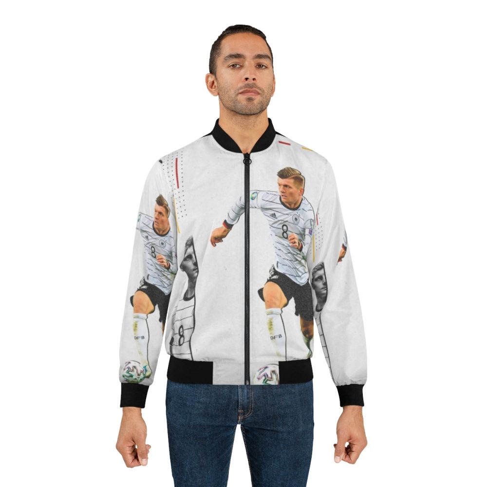 Toni Kroos Bomber Jacket - High-quality sports apparel featuring the soccer star's name and design - Lifestyle