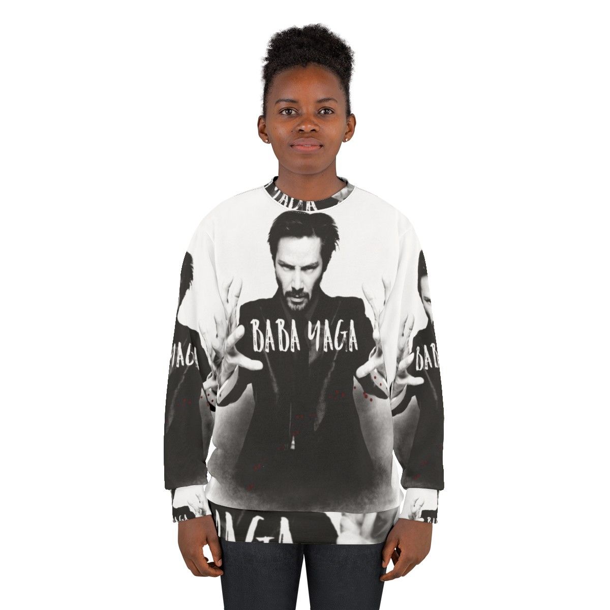 Keanu Reeves Sweatshirt - Featuring Iconic Action Hero Roles - women