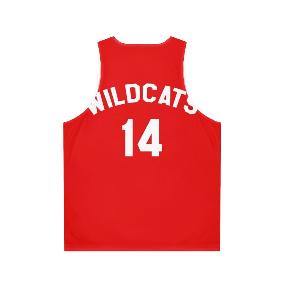 High School Musical Wildcats Basketball Sports Unisex Tank Top - Back