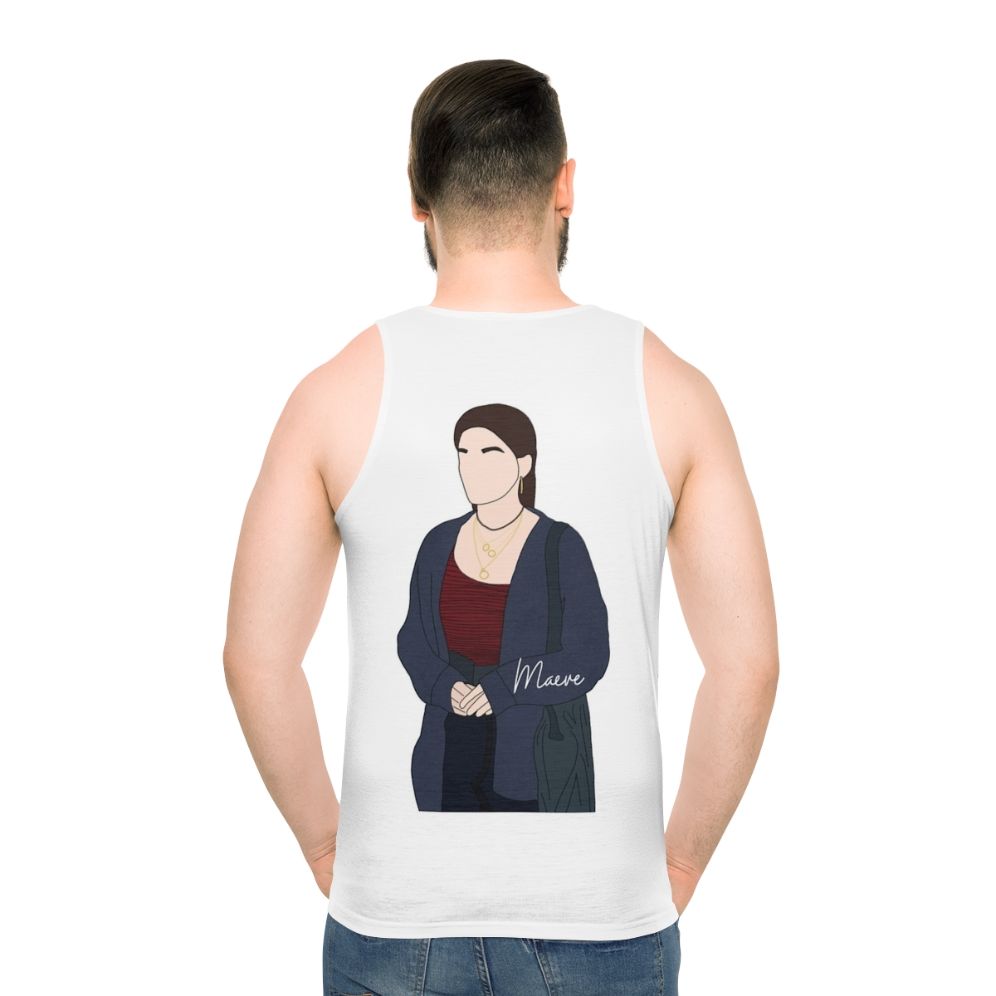 Maeve Wiley Sex Education Unisex Tank Top - men back