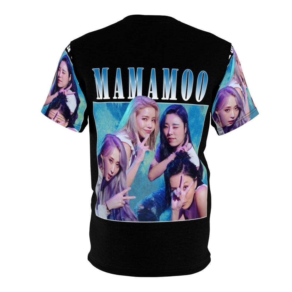 Mamamoo inspired retro-styled t-shirt with vintage kpop graphics - Back