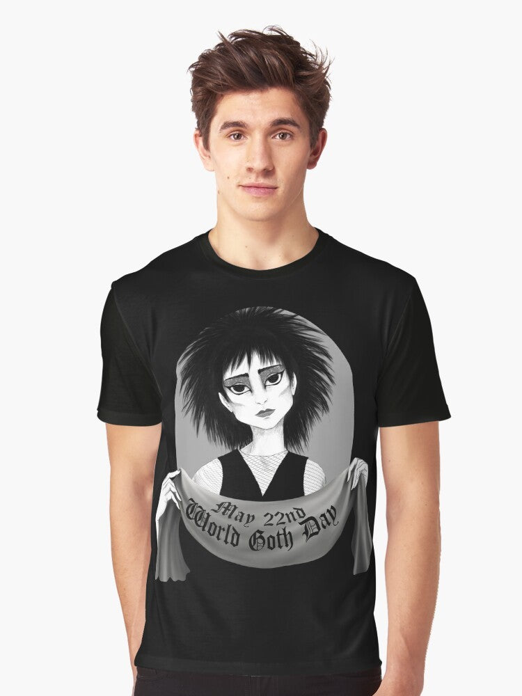 World Goth Day Siouxsie and the Banshees inspired graphic t-shirt - Men