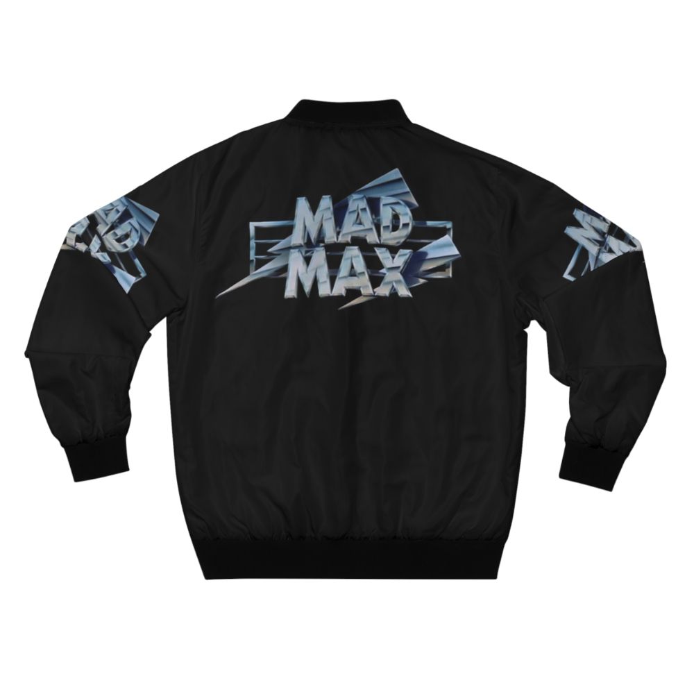 Mad Max inspired bomber jacket, featuring a post-apocalyptic design - Back