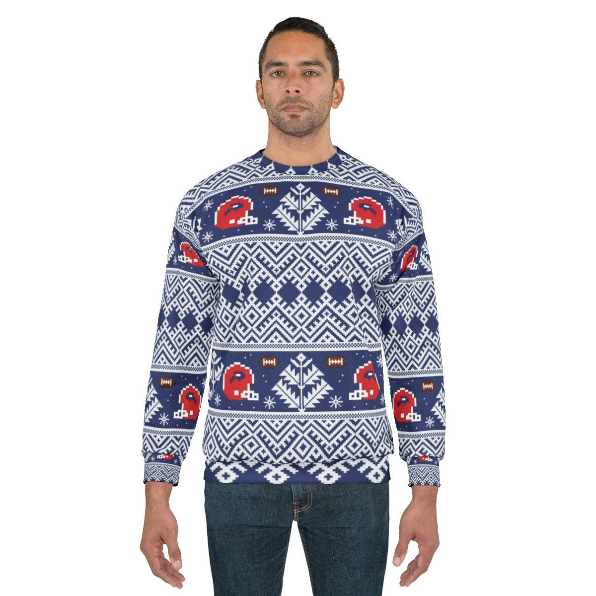 8-Bit Buffalo Bills Winter Sweatshirt - men