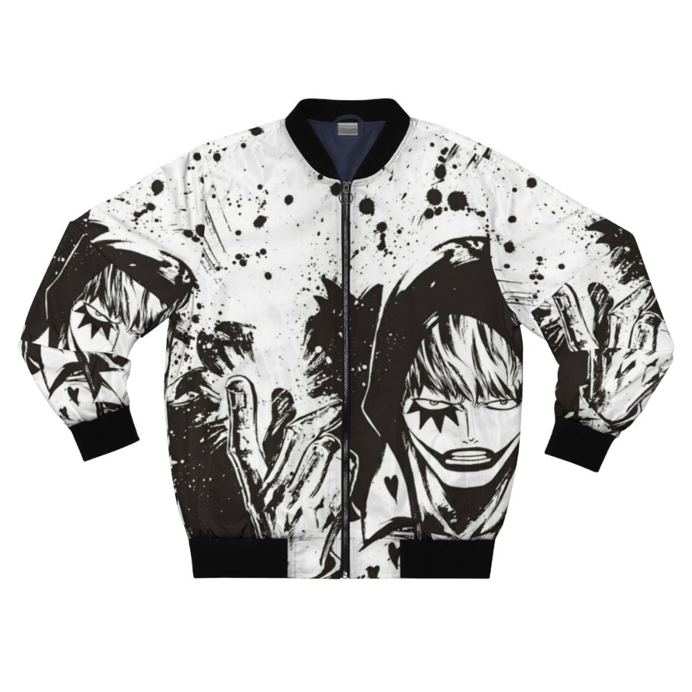 One Piece Corazon Anime Bomber Jacket featuring the character Donquixote Rosinante