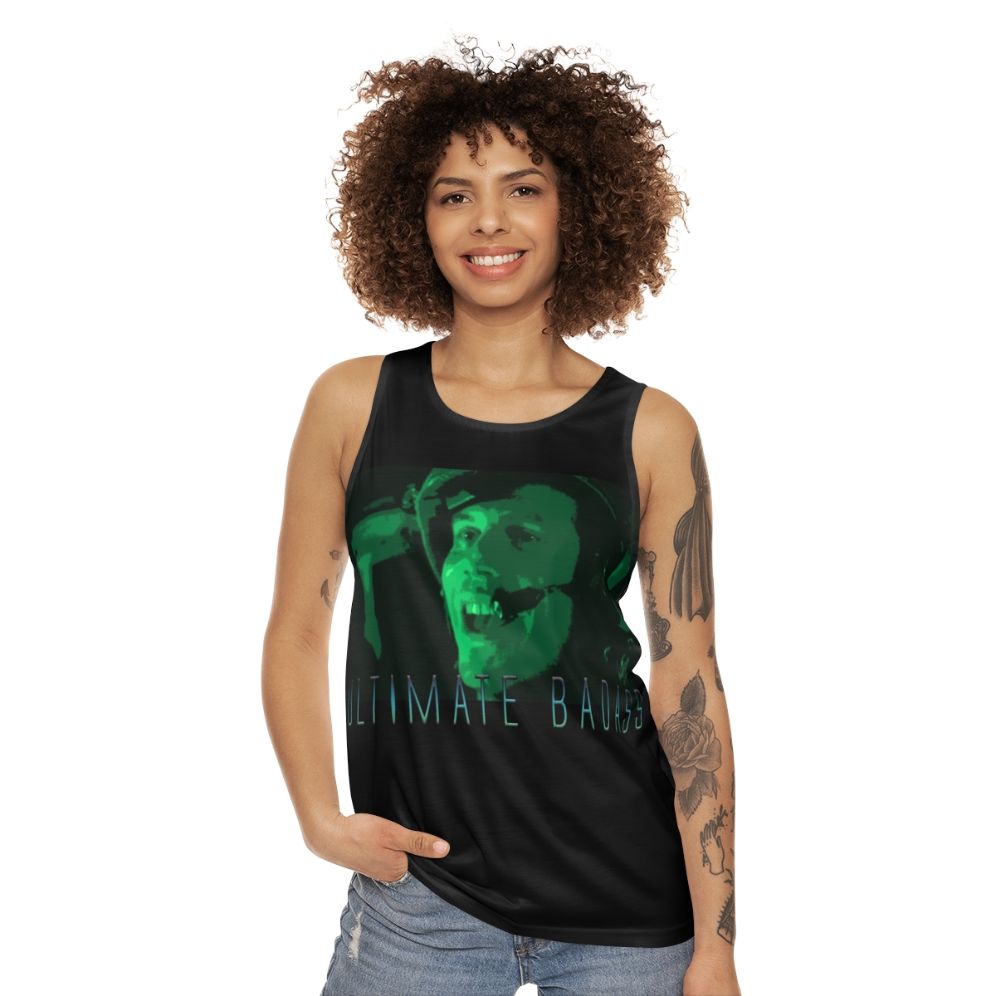 Badass unisex alien movie tank top - women