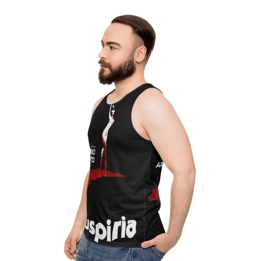 Suspiria horror themed unisex tank top - men side