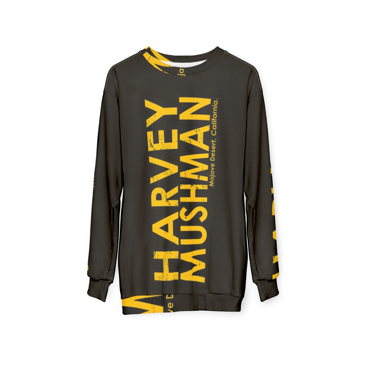 Harvey Mushman motorcycle racing sweatshirt - hanging