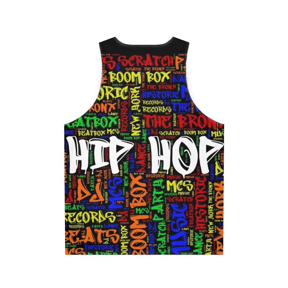 Hip hop music 50th anniversary unisex tank top - Back