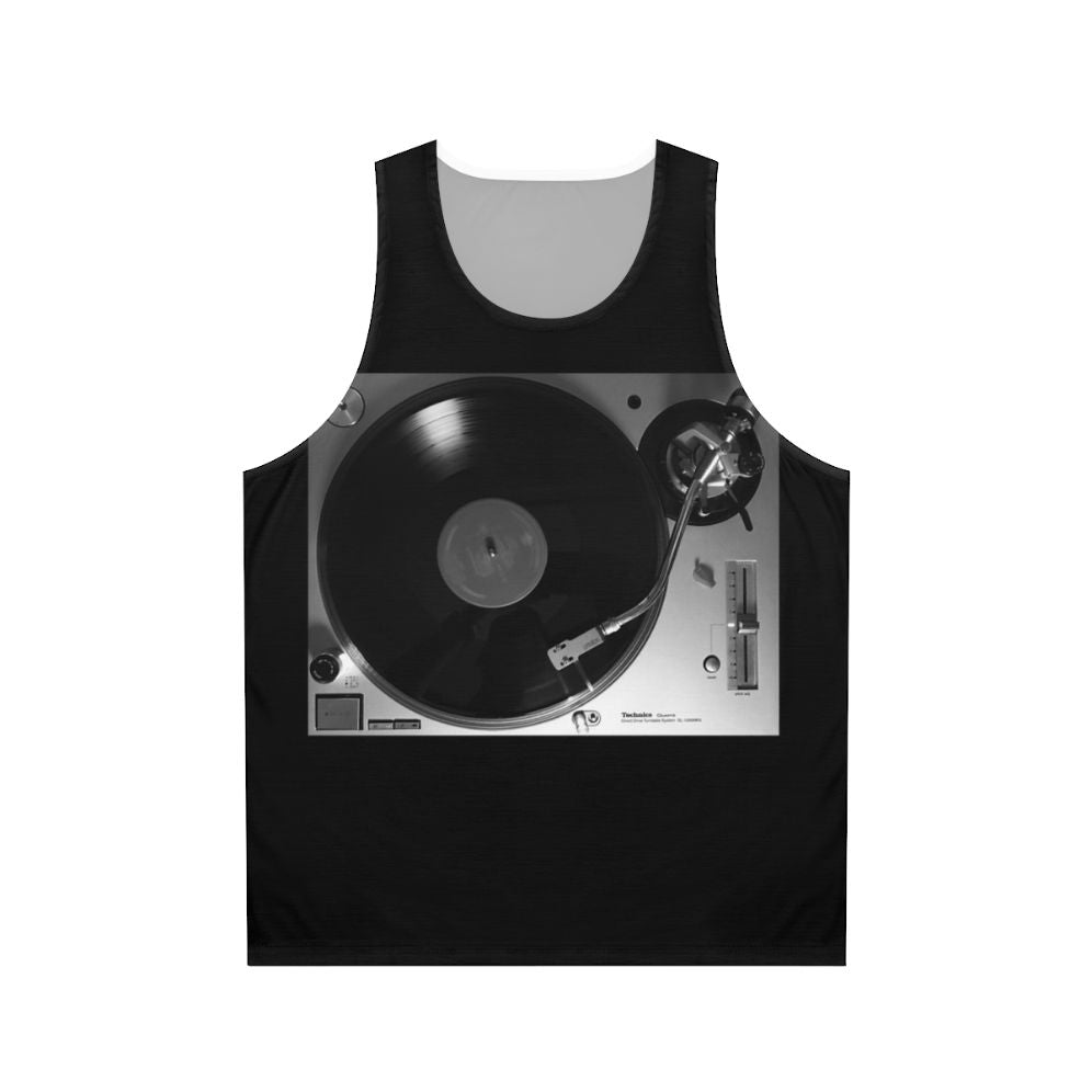 Vintage Turntable Unisex Tank Top