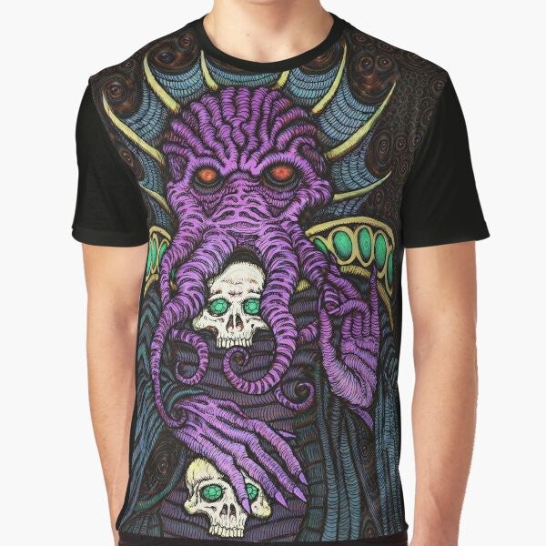 Mind Flayer Azhmodai 2018 Graphic Dungeons and Dragons T-Shirt