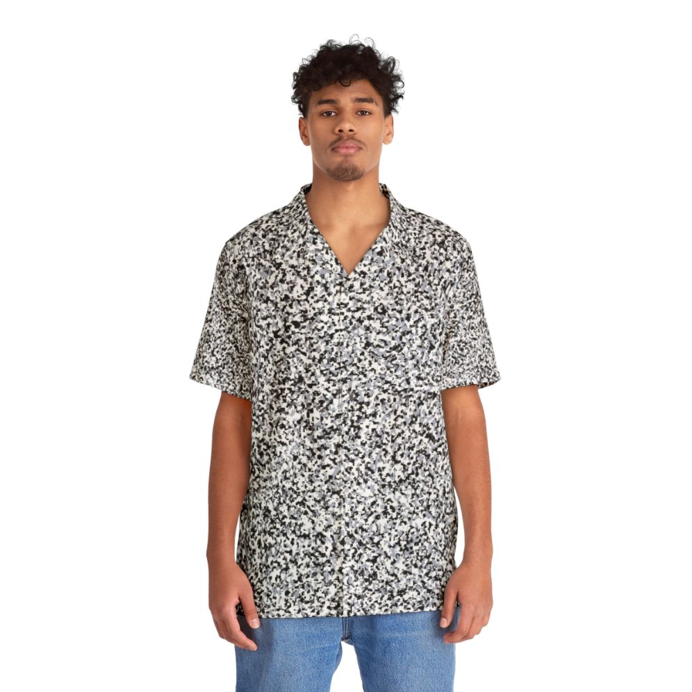 Analog TV Static Snow Hawaiian Shirt - Lifestyle