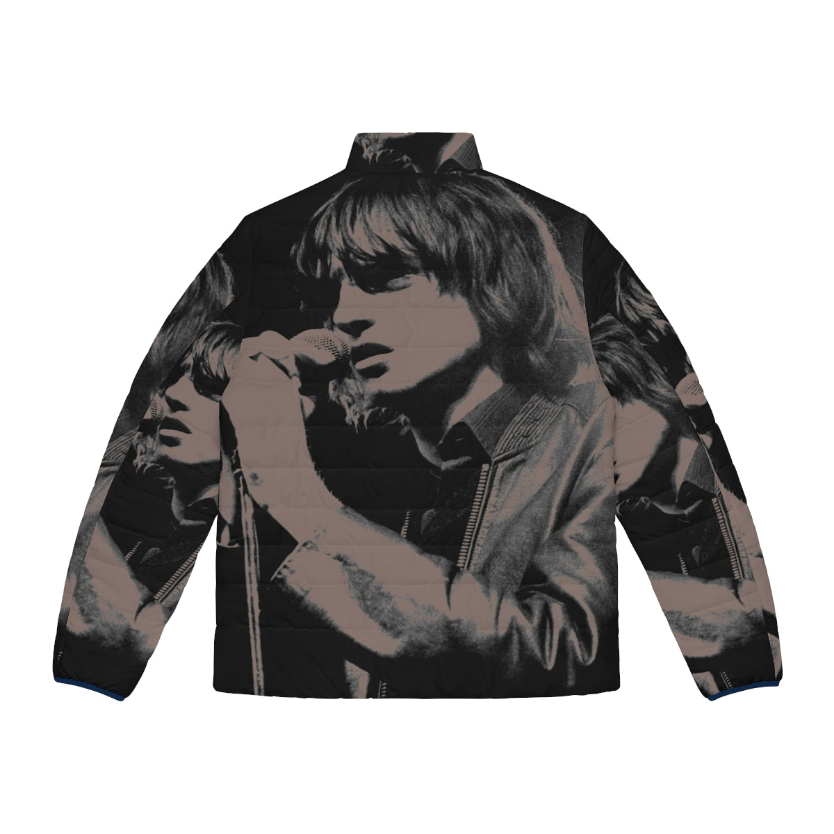 Mark E Smith of The Fall Indie Puffer Jacket - Back