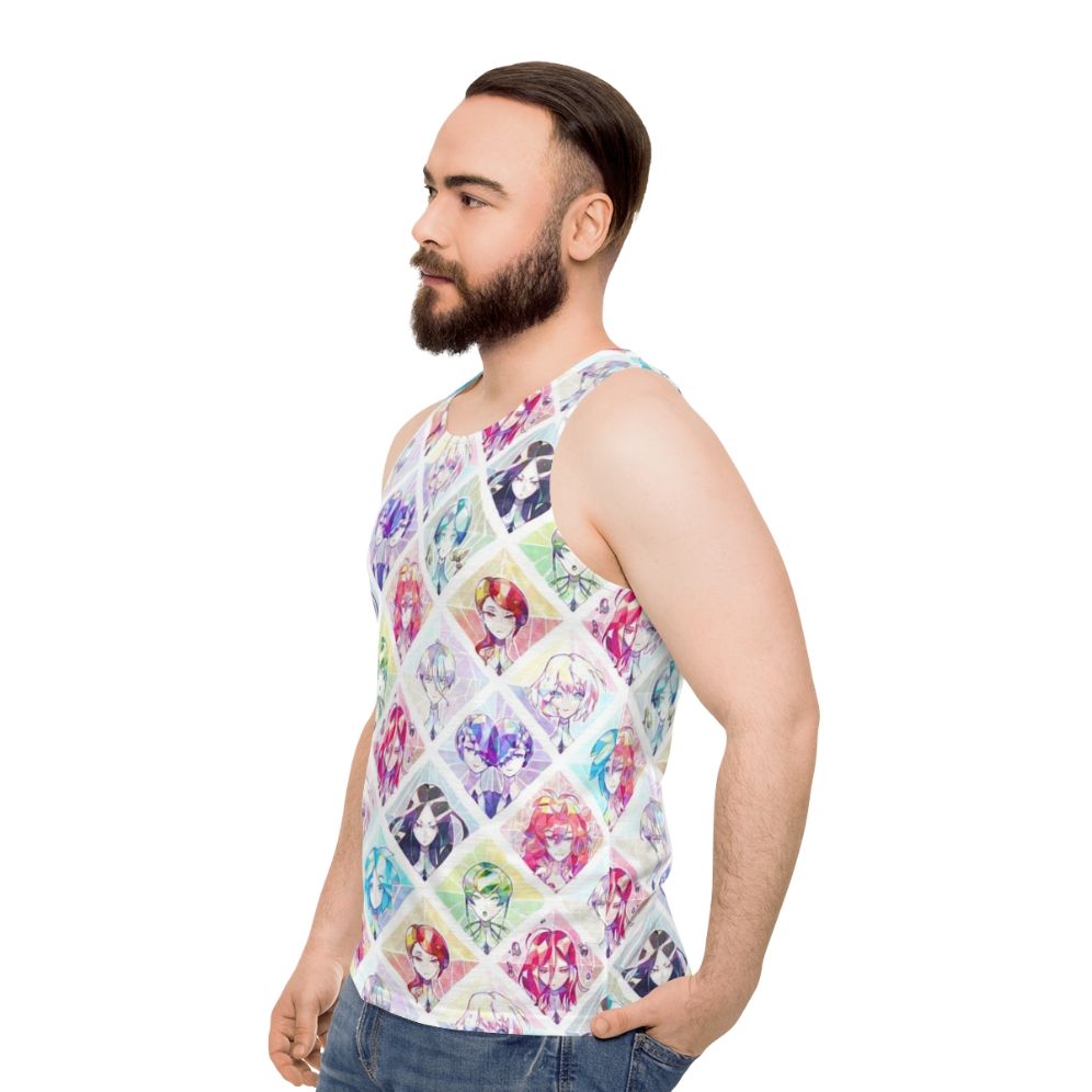 Houseki No Kuni Unisex Crystal Era Tank Top - men side