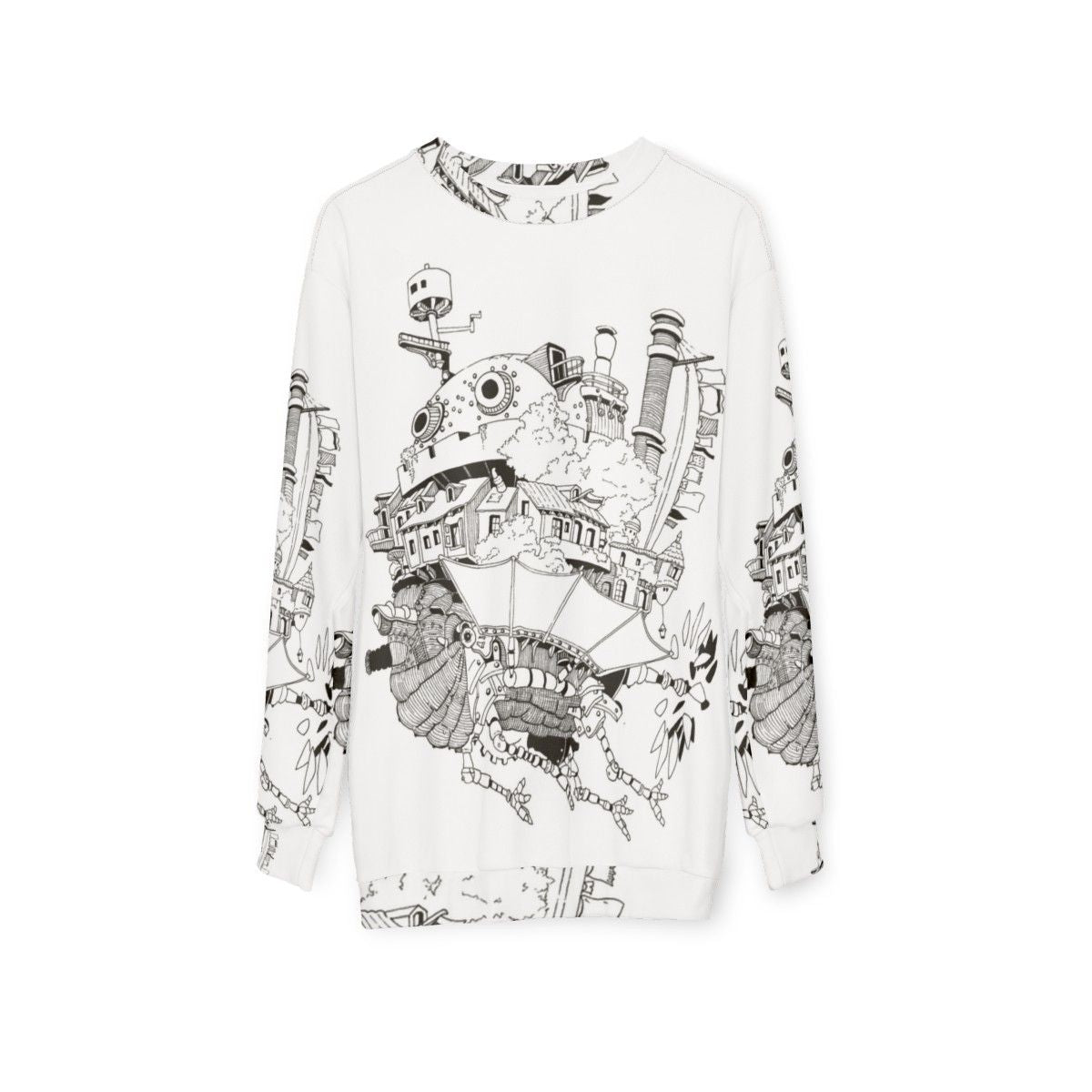 Howl's Moving Castle Anime Sweatshirt - hanging