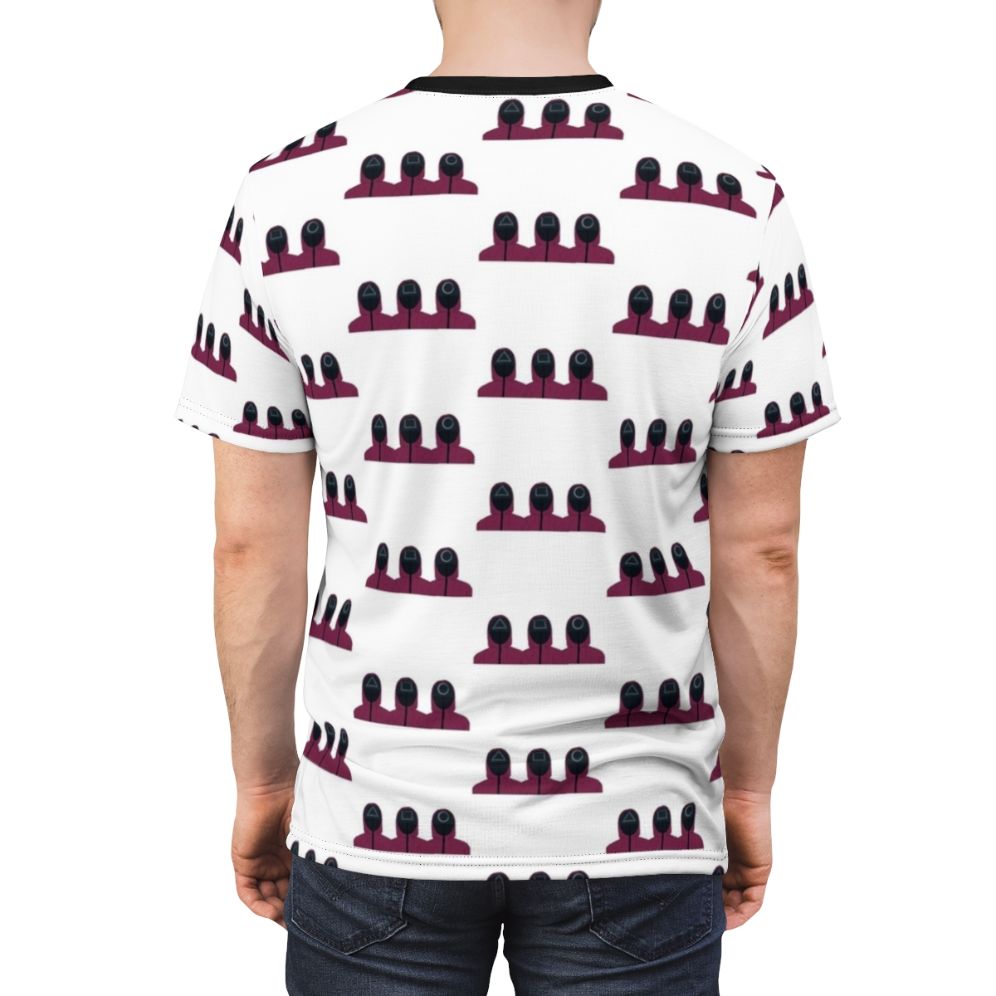 Squid Game Worker Costume T-Shirt Inspired by Popular Korean Drama - men back