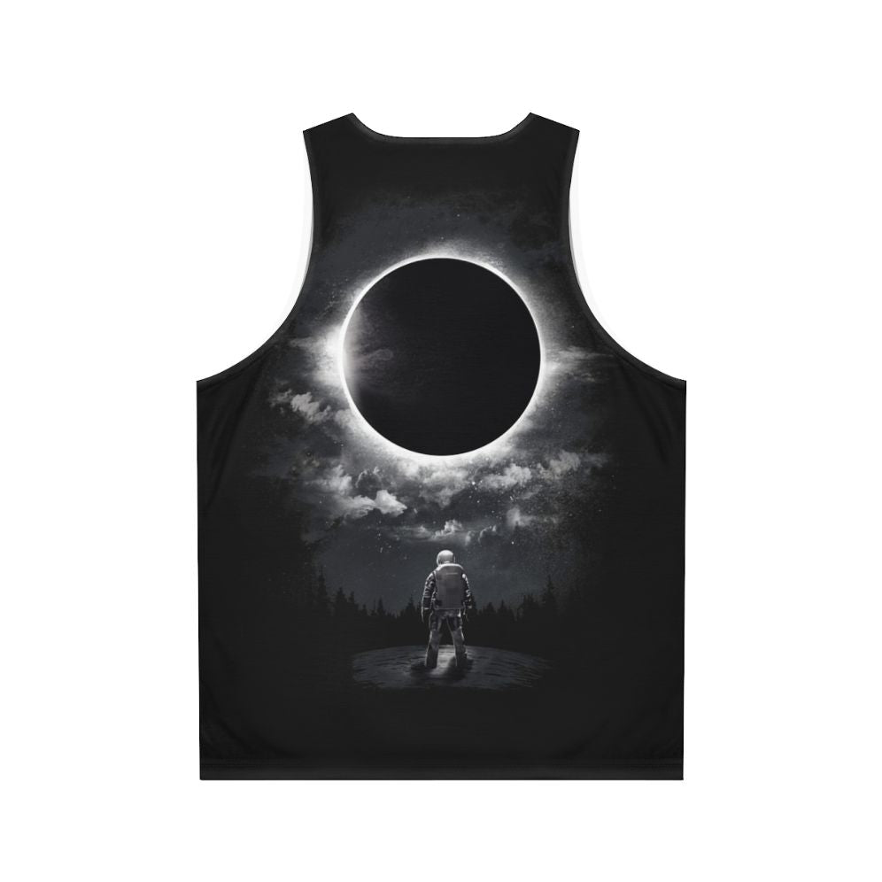 Cosmic Eclipse Unisex Tank Top - Back