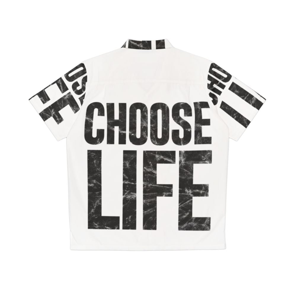 1980s "Choose Life" Hawaiian Shirt - Back