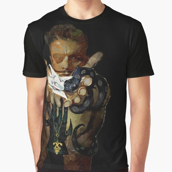 Dorian Pavus mage tarot graphic design t-shirt