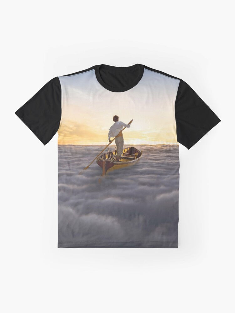 Pink Floyd The Endless River Graphic T-Shirt featuring a psychedelic design inspired by the band's album artwork. - Flat lay