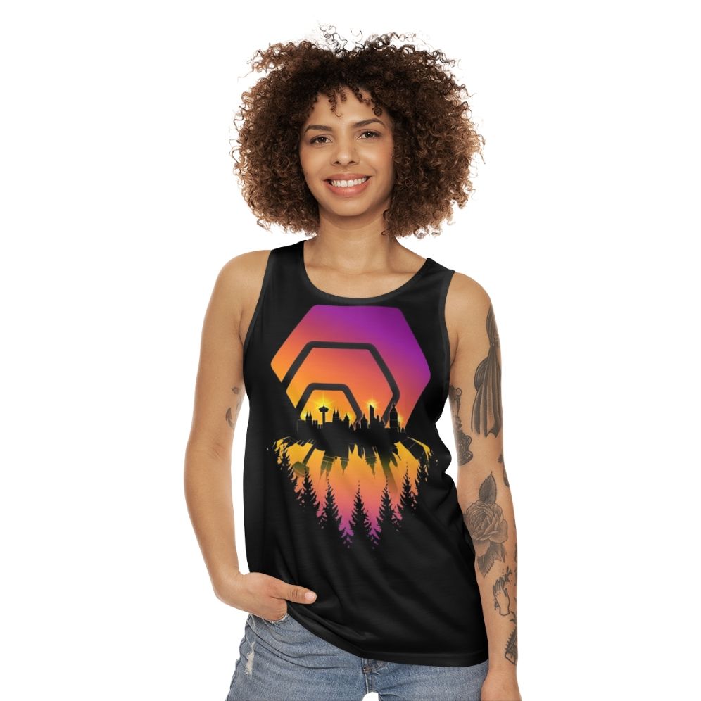 Hex Crypto Unisex Tank Top - women