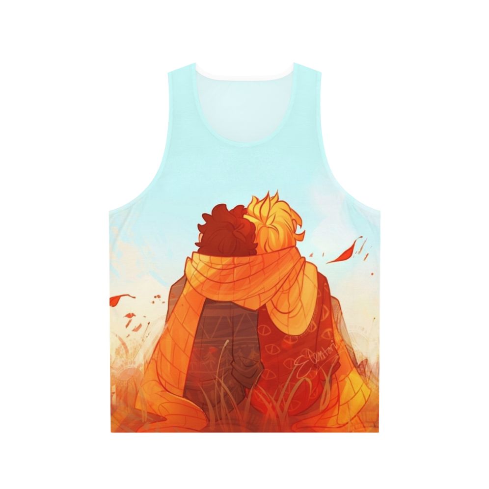 Unisex graphic tank top for fall fashion