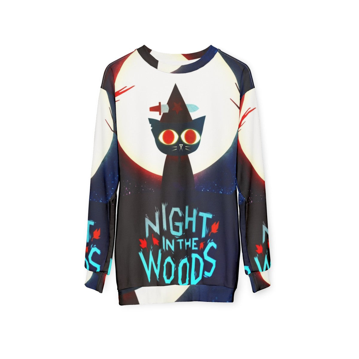 Witch Dagger Sweatshirt inspired by the video game Night in the Woods - hanging