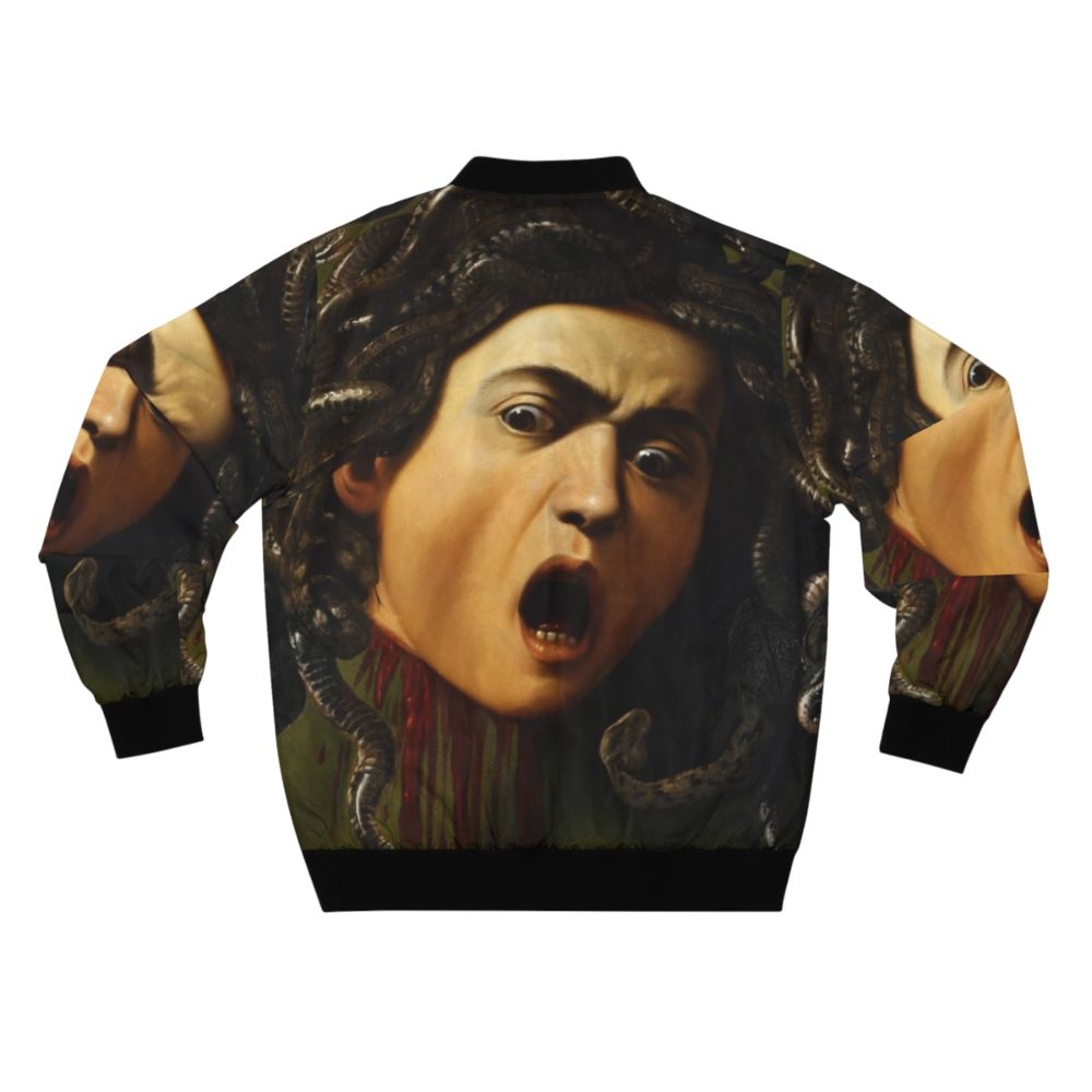 Caravaggio Medusa Bomber Jacket with renaissance art inspired design - Back