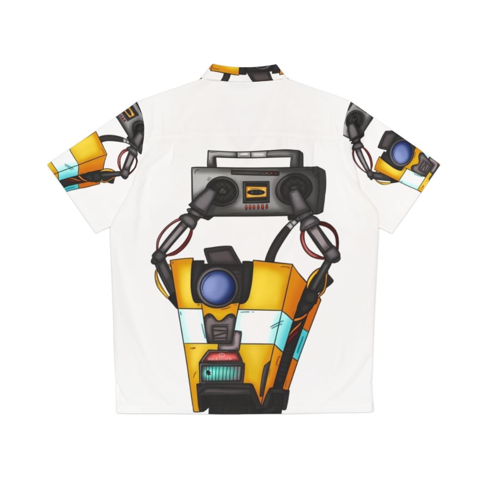 Borderlands Claptrap Boombox Hawaiian Shirt - Back