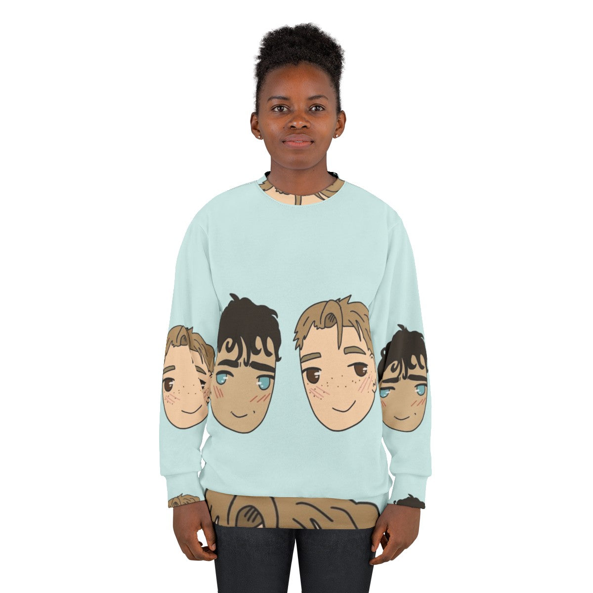 Nick and Charlie Heartstopper Sweatshirt - women