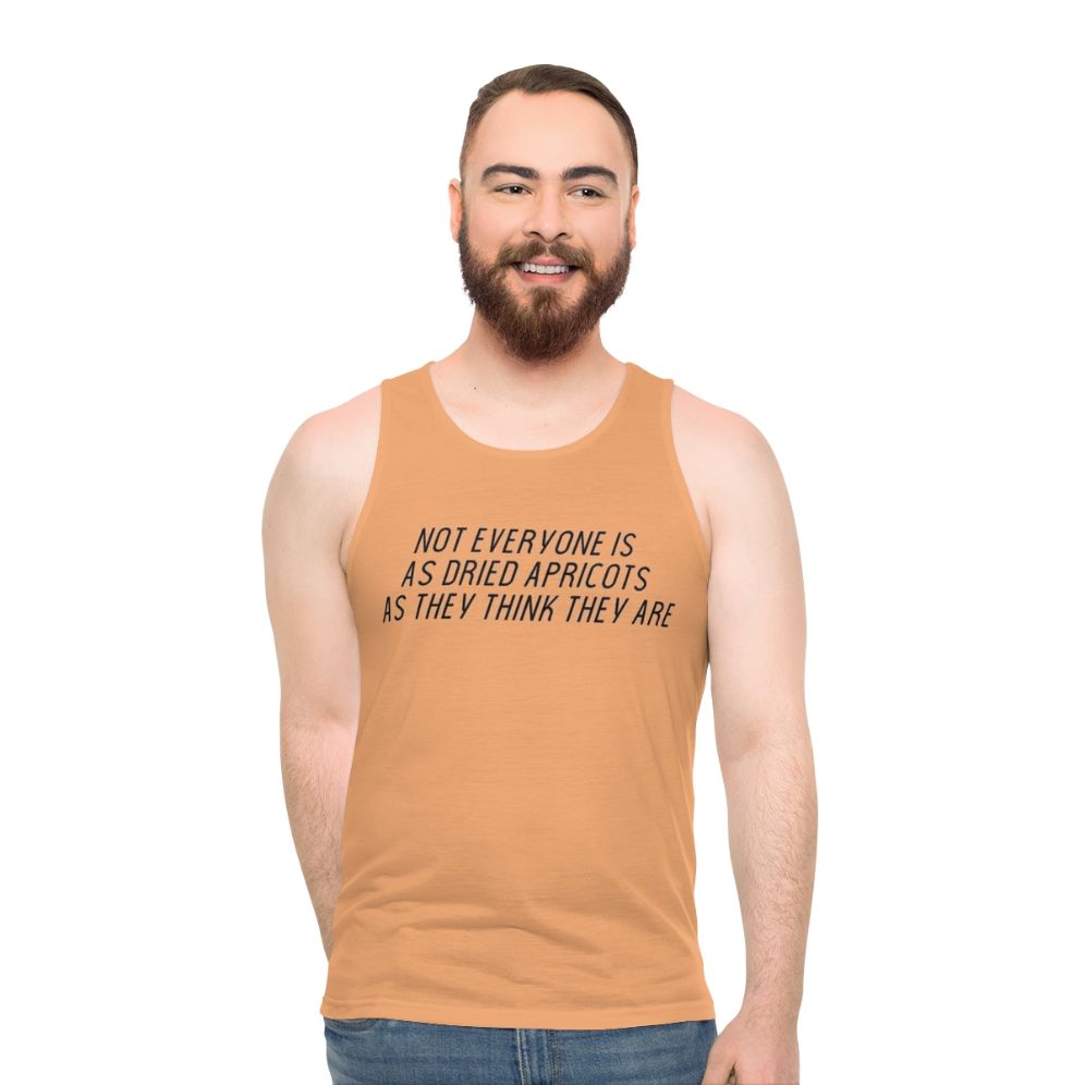 James Acaster's Surreal Apricots Unisex Tank Top - men