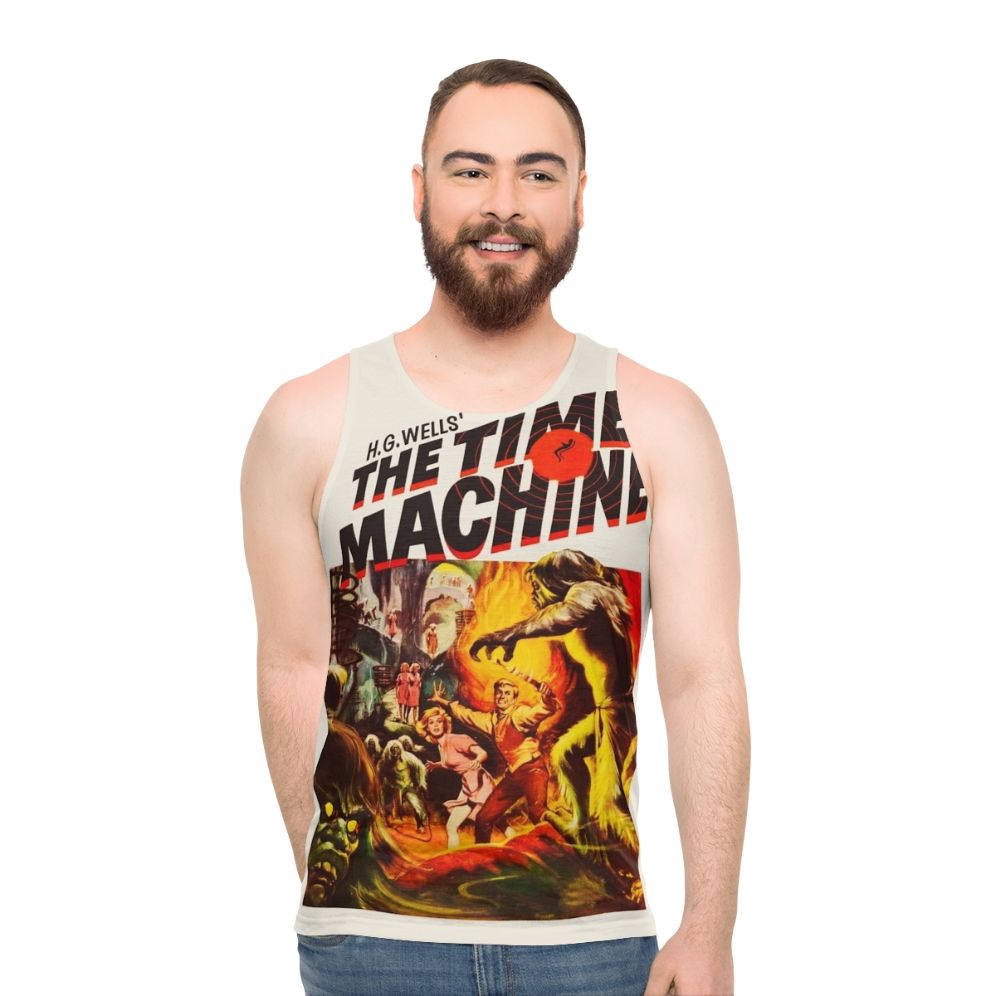 The Time Machine Unisex Retro Cult Classic Sci-Fi Tank Top - men