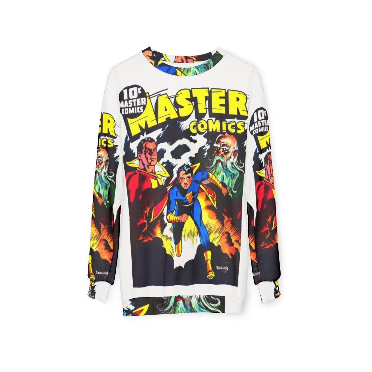 Vintage Master Comics No 23 Comic Book Sweatshirt - hanging