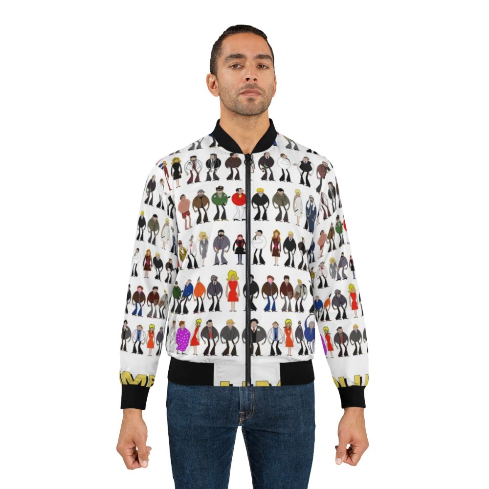 Columbo Bomber Jacket with Classic TV Graphics - Lifestyle