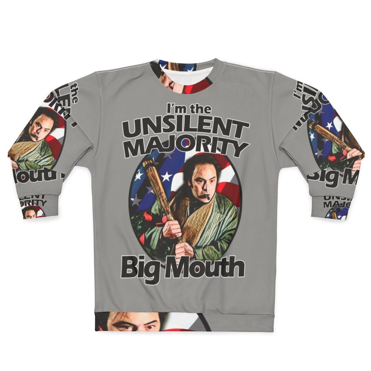 "Unsilent Majority Big Mouth Rocky Movie Sweatshirt"