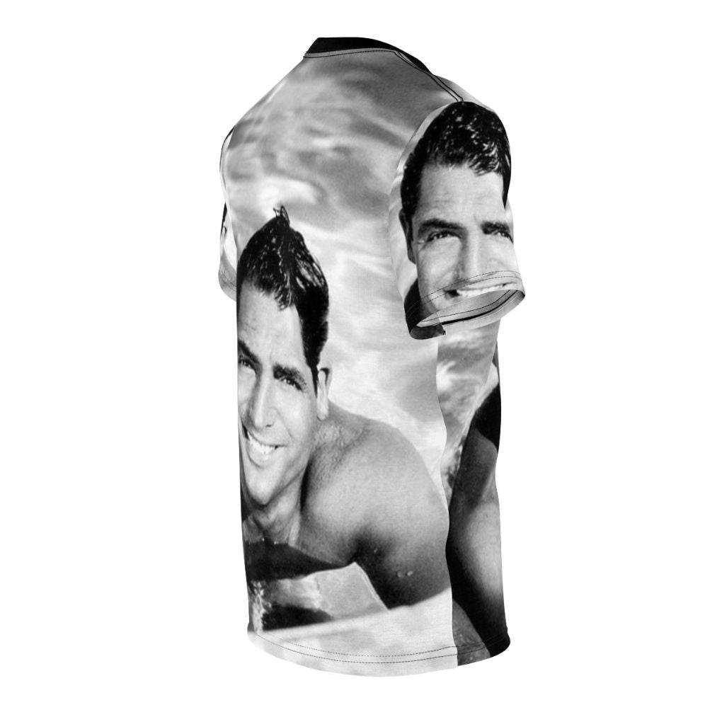 Vintage-inspired graphic t-shirt featuring classic Hollywood actor Cary Grant - men right