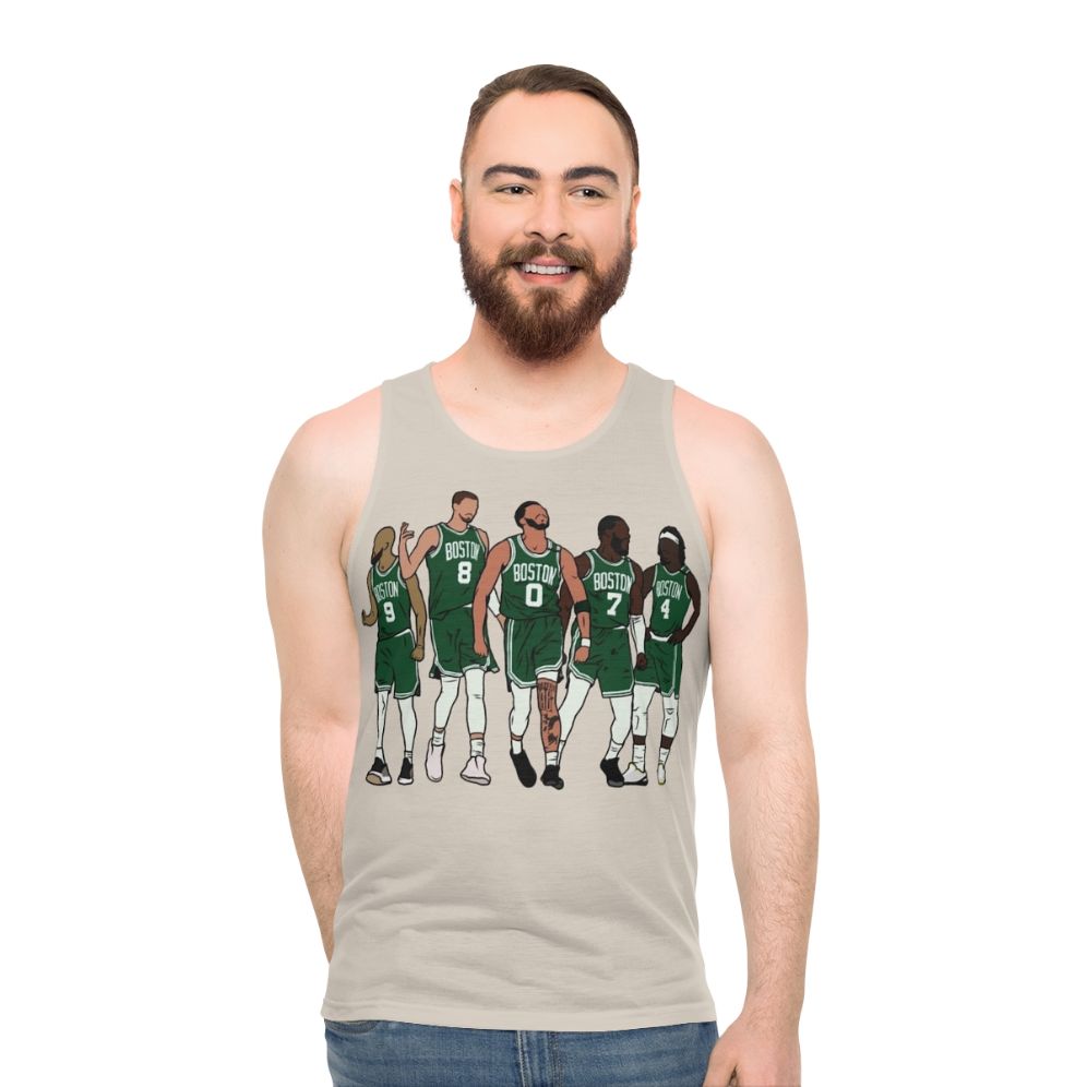 Derrick White Celtics 'Big 4' Unisex Tank Top - men