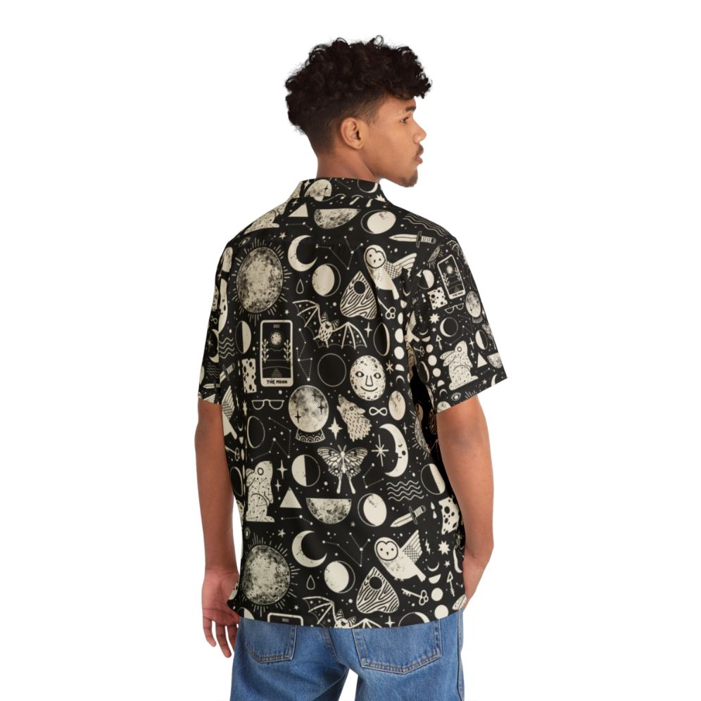 Celestial Lunar Eclipse Hawaiian Shirt - People Back