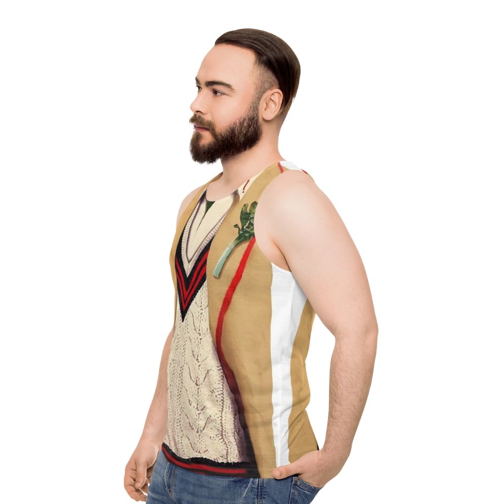 5th Doctor Unisex Tank Top - men side