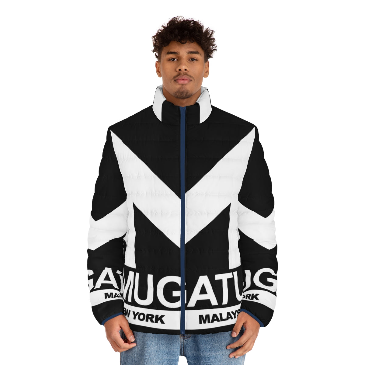 Mugatu New York Malaysia Puffer Jacket - Fashion Outerwear for Zoolander Fans - men front