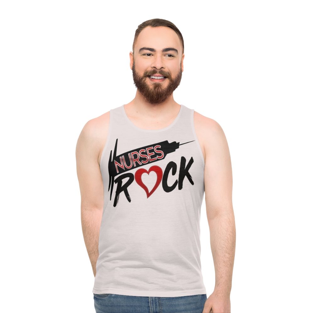 Nurses Rock Unisex Tank Top - men